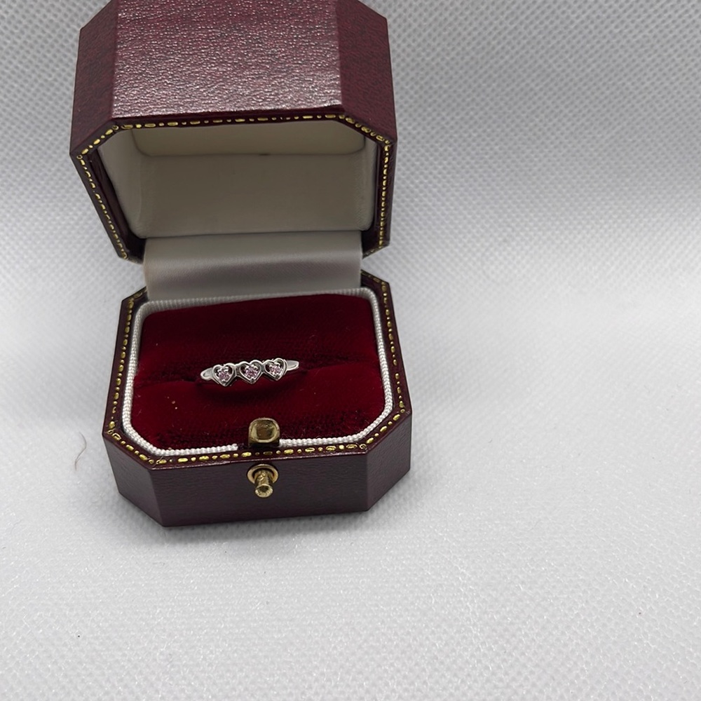 10k white gold ring